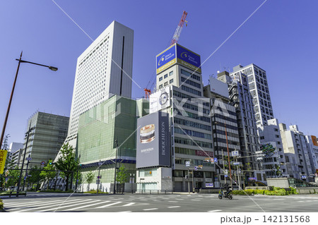 大阪 心斎橋 新橋交差点 大阪府大阪市 大阪 心斎橋 新橋交差点 大阪府大阪市 142131568