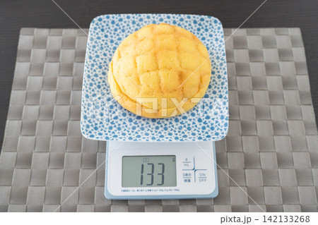 メロンパン133gの計量記録写真 142133268