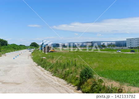 千葉県流山市江戸川河川敷再開発周辺2026年7月 千葉県流山市江戸川河川敷再開発周辺2026年7月 142133782