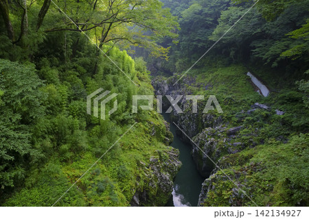 宮崎県を代表する景勝地・高千穂峡 142134927