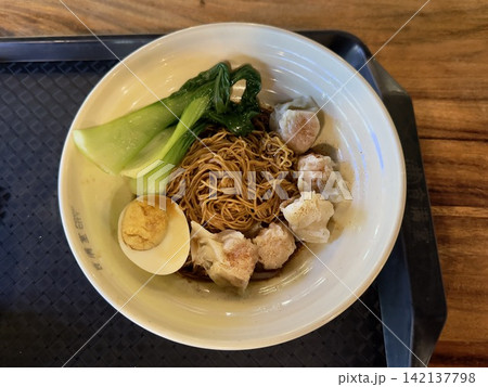 クアラルンプールで食べた食満堂にあるワンタンミー・ドライ クアラルンプールで食べた食満堂にあるワンタンミー・ドライ 142137798