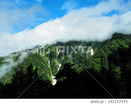 【山の風景】富山県＆長野県・鹿島槍ヶ岳登山・柏原新道 142137935