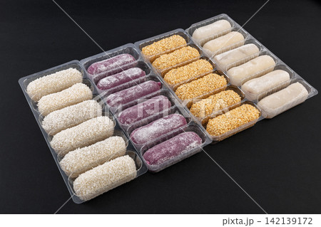 assorted Mochi Rice Cake Sweet Snack Food assorted Mochi Rice Cake Sweet Snack Food 142139172