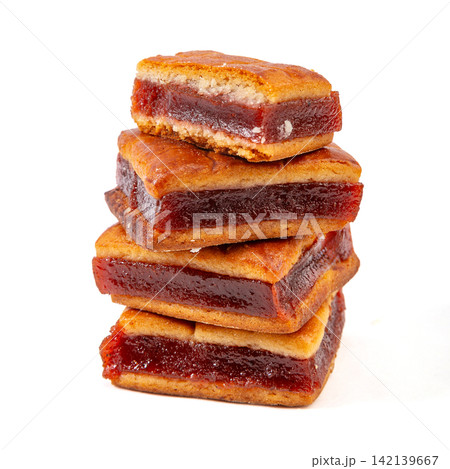traditional Chinese Sweet Layered Pastry Cake Snack 142139667