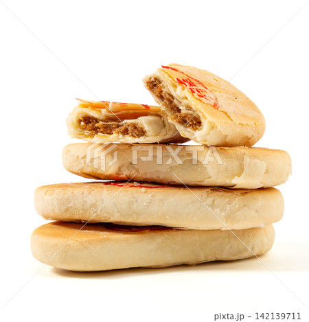 traditional Chinese Ox Tongue Shaped Pastry Snack traditional Chinese Ox Tongue Shaped Pastry Snack 142139711