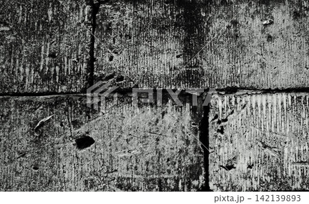 Rough concrete block walls in shades of gray. 142139893