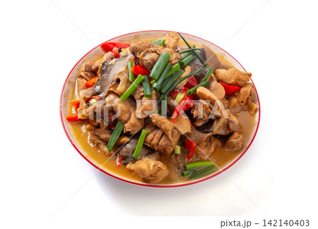 chicken Stew With Mushroom Traditional Chinese Cuisine Dish chicken Stew With Mushroom Traditional Chinese Cuisine Dish 142140403