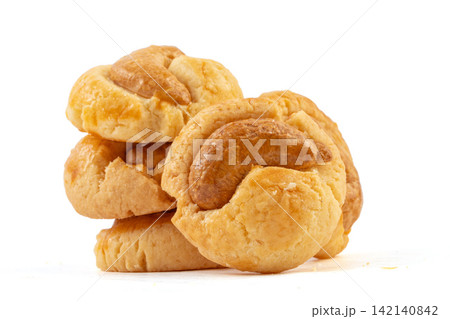 cashew Milk Shortbread Cookies Traditional Baked Snack 142140842
