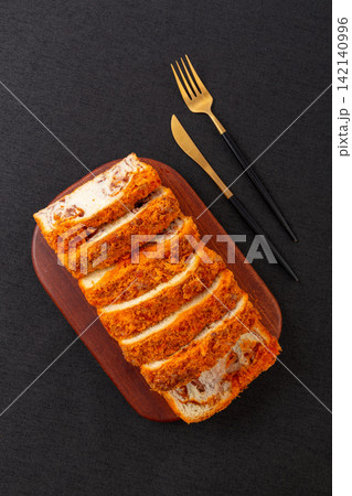 red Bean Floss Filled Bread With Soft Texture red Bean Floss Filled Bread With Soft Texture 142140996