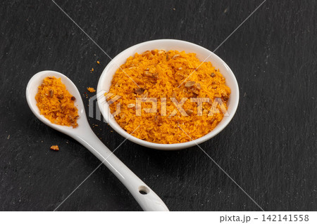 typhoon Shelter Style Fried Garlic Seasoning Mix in Bowl typhoon Shelter Style Fried Garlic Seasoning Mix in Bowl 142141558