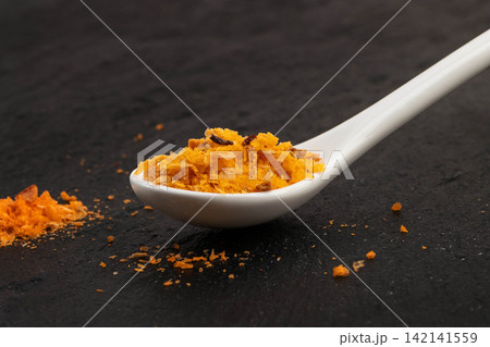 typhoon Shelter Style Fried Garlic Seasoning Mix in Bowl typhoon Shelter Style Fried Garlic Seasoning Mix in Bowl 142141559