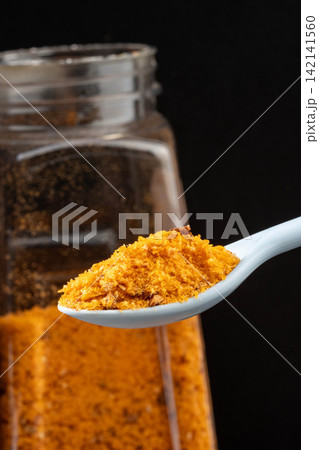 typhoon Shelter Style Fried Garlic Seasoning Mix in Bowl typhoon Shelter Style Fried Garlic Seasoning Mix in Bowl 142141560