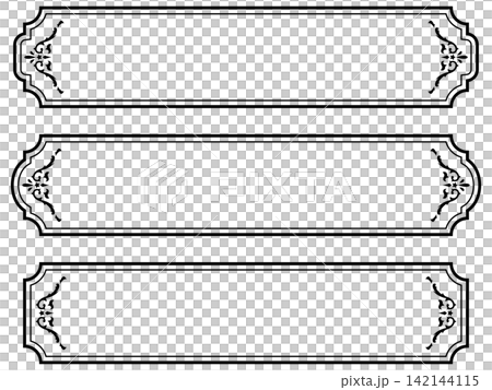Antique/Frame/Border/Title/Black/Illustration/Material Antique/Frame/Border/Title/Black/Illustration/Material 142144115