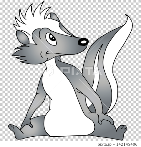 Fun animal illustration ☆ Skunk Fun animal illustration ☆ Skunk 142145406