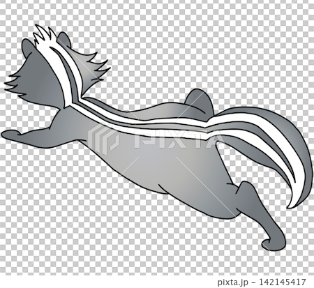 愉快な動物イラスト☆スカンク 愉快な動物イラスト☆スカンク 142145417