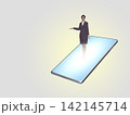 スマホ画面にコンシェルジュ 142145714