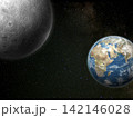 月と地球ヨーロッパ 142146028