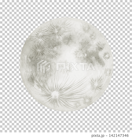 中秋節,賞月,滿月,白色,水彩插畫 中秋節,賞月,滿月,白色,水彩插畫 142147346