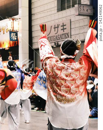 帯屋町で踊るよさこい祭り 帯屋町で踊るよさこい祭り 142149062