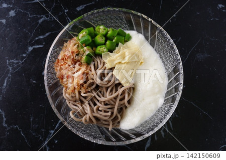 とろろオクラ蕎麦 とろろオクラ蕎麦 142150609