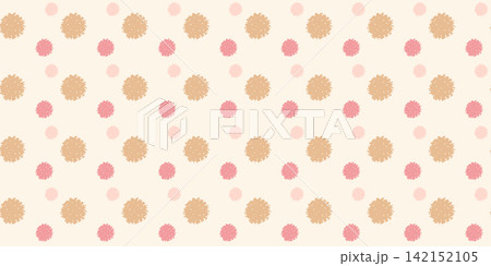Soft pastel pink peach beige watercolor dots make an abstract seamless pattern Soft pastel pink peach beige watercolor dots make an abstract seamless pattern 142152105