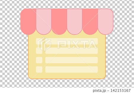ToDoLIST・ショップ型メモ帳素材 142153167
