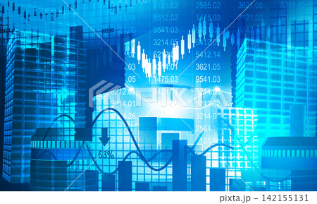 Business grwoth graph background Business grwoth graph background 142155131