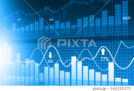 stock market finance graph background 142155175