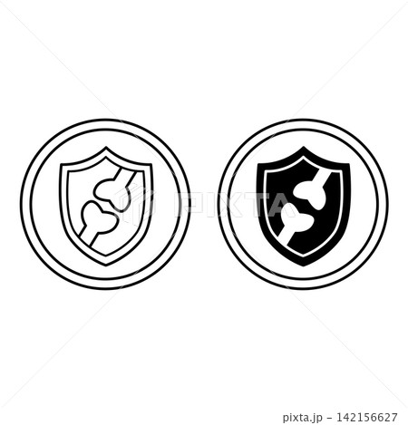 Labels Joint Support. Black and White Vector Icons. Cat's Food Properties. Food Packaging Label Labels Joint Support. Black and White Vector Icons. Cat's Food Properties. Food Packaging Label 142156627