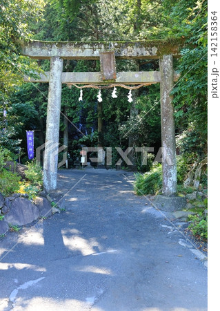 三島市の瀧川神社 入り口の鳥居 三島市の瀧川神社 入り口の鳥居 142158364
