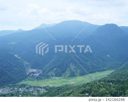 大室山から見る山並み 大室山から見る山並み 142160286
