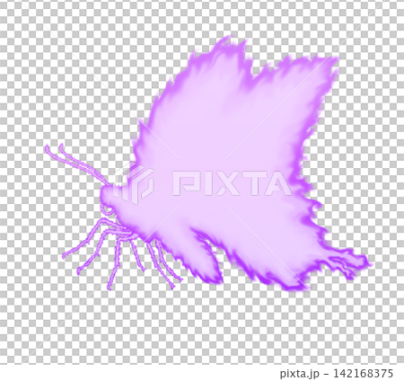Flame butterfly silhouette (purple) Flame butterfly silhouette (purple) 142168375