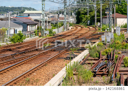線路の分岐点 線路の分岐点 142168861
