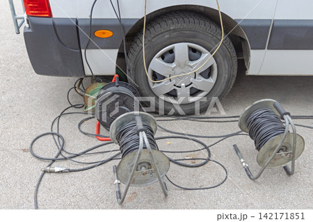 Electric Power Reels Van 142171851