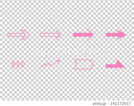 手寫風格簡易箭頭套裝 B_04 手寫風格簡易箭頭套裝 B_04 142172017