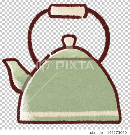 簡單的茶壺圖示插圖 簡單的茶壺圖示插圖 142173060