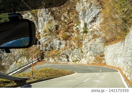 Loiblpass B91 through the Karawank mountain range, connecting Austria with Slovenia. Loiblpass B91 through the Karawank mountain range, connecting Austria with Slovenia. 142173350