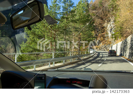 Loiblpass B91 through the Karawank mountain range, connecting Austria with Slovenia. 142173363