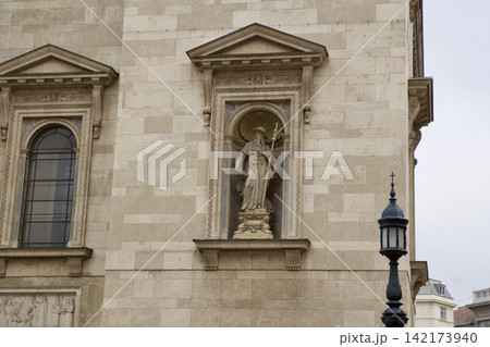 Architectural details of St. Stephen Basilica Architectural details of St. Stephen Basilica 142173940