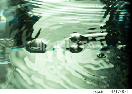 223.Ripples and Bubbles on Reflective Water Surface 223.Ripples and Bubbles on Reflective Water Surface 142174081