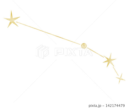 Aries watercolor constellation illustration on isolated background. Golden zodiac star map for astrology, horoscope, nursery decor, celestial collections and fantasy designs. Aries watercolor constellation illustration on isolated background. Golden zodiac star map for astrology, horoscope, nursery decor, celestial collections and fantasy designs. 142174479