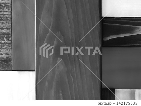 Design square interior element color grey paint wood closeup abstract plank pattern texture board mosaic background gray material wooden Design square interior element color grey paint wood closeup abstract plank pattern texture board mosaic background gray material wooden 142175335