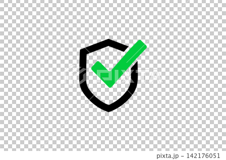 Verified Security Shield With Green Checkmark Icon Representing Protection, Approval and Trust Verified Security Shield With Green Checkmark Icon Representing Protection, Approval and Trust 142176051