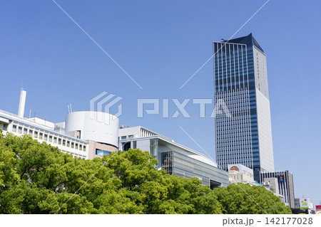 名古屋市栄エリアの都市風景 ザ・ランドマーク名古屋栄 名古屋市栄エリアの都市風景 ザ・ランドマーク名古屋栄 142177028
