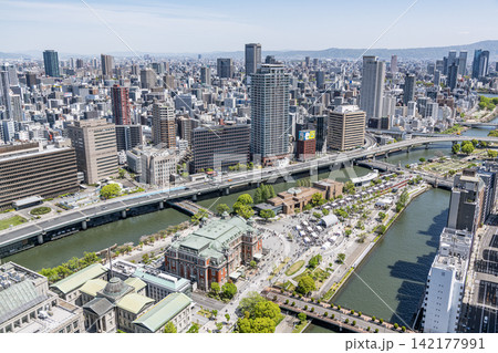 大阪市北区 中之島周辺の街並み 大阪市北区 中之島周辺の街並み 142177991