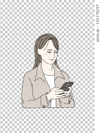 操作智能手機的女人 操作智能手機的女人 142178297