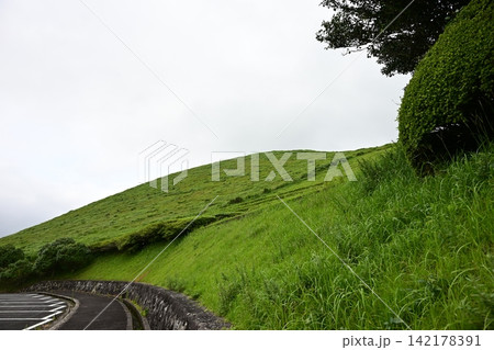 五島列島・福江島の鬼岳の風系 五島列島・福江島の鬼岳の風系 142178391