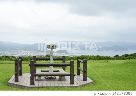 五島列島・福江島の鬼岳の風系 142178399