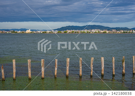 琵琶湖夏景色 滋賀県大津市 琵琶湖夏景色 滋賀県大津市 142180038