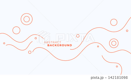 doodle style abstract red wavy lines on white background doodle style abstract red wavy lines on white background 142181098